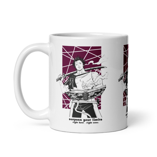 surpass your limits mug